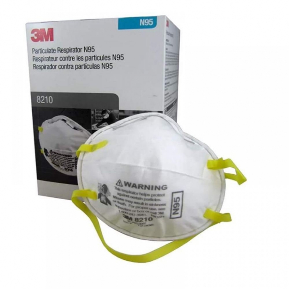 3M 8210 N95 Respiratory Mask - Mohammadi & Sons - BeSafe